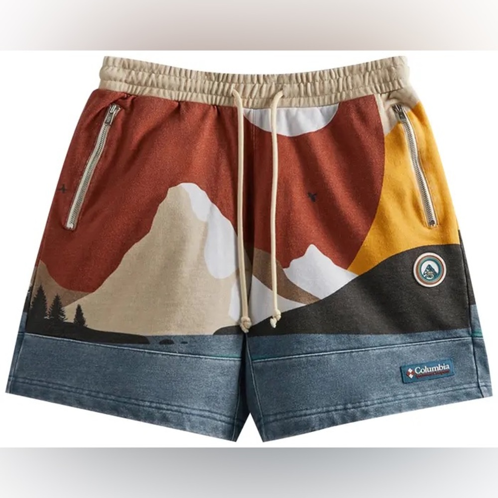 Kith For Columbia Fleece Short 'Sanguine